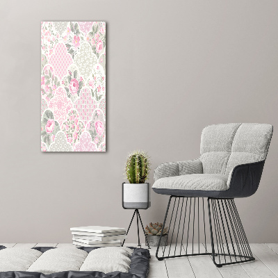 Stampa quadro su tela verticale Rose