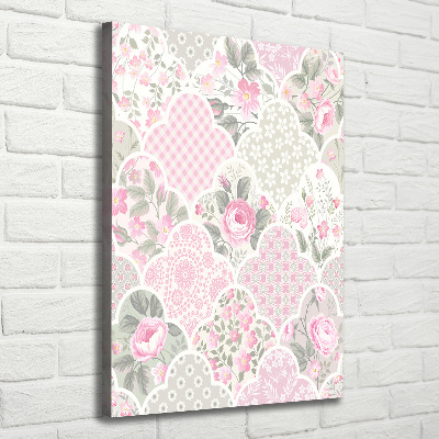 Stampa quadro su tela verticale Rose