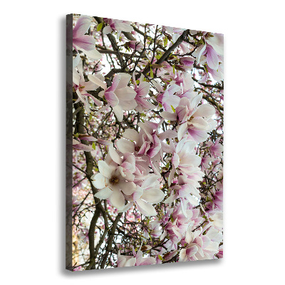 Quadro su tela canvas verticale Fiori di magnolia