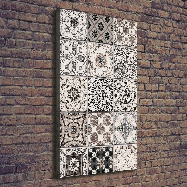 Stampa quadro su tela verticale Piastrelle in ceramica