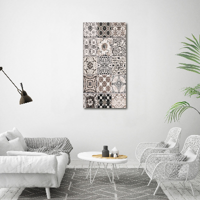 Stampa quadro su tela verticale Piastrelle in ceramica
