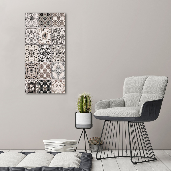 Stampa quadro su tela verticale Piastrelle in ceramica