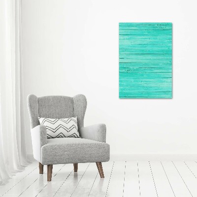 Quadro su tela canvas verticale Tavole verdi
