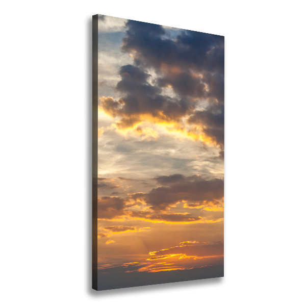 Quadro su tela canvas verticale Cielo al tramonto