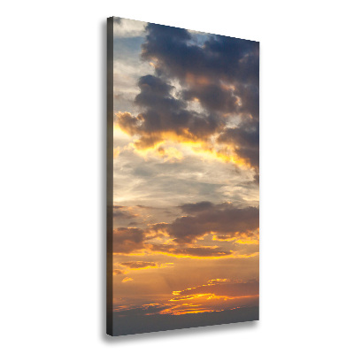 Quadro su tela canvas verticale Cielo al tramonto
