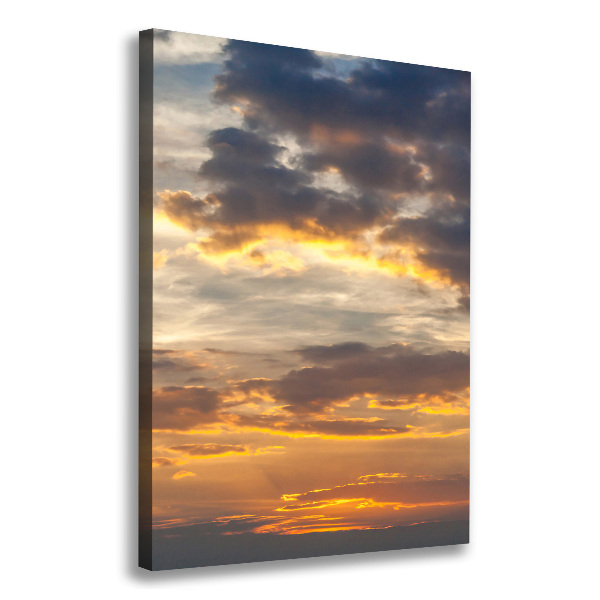 Quadro su tela canvas verticale Cielo al tramonto