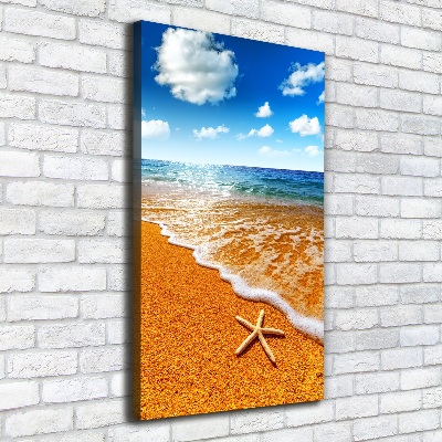 Quadro foto su tela verticale Stelle marine sulla spiaggia