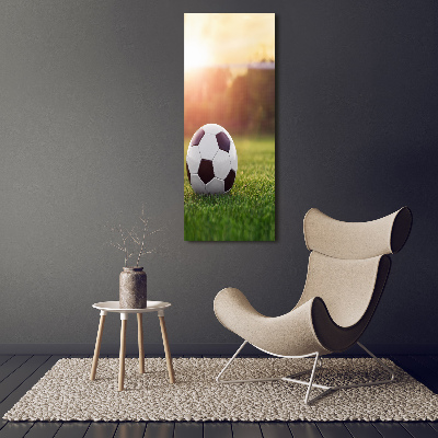 Quadro foto su tela verticale Calcio