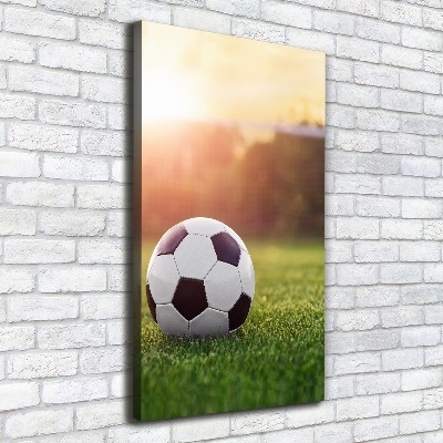 Quadro foto su tela verticale Calcio