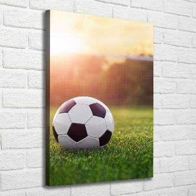 Quadro foto su tela verticale Calcio