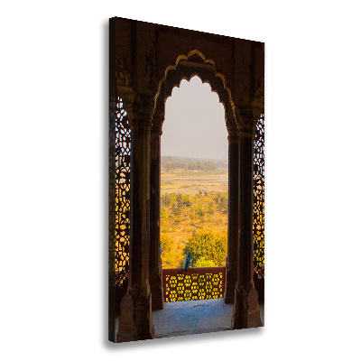 Quadro foto su tela verticale Forte di Agra, India