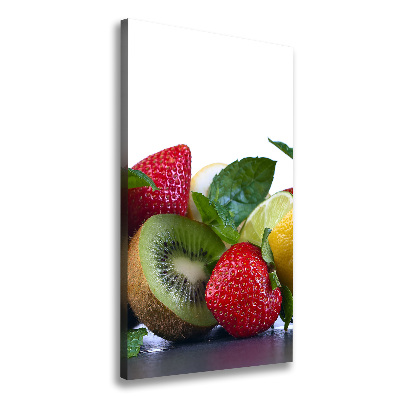 Stampa quadro su tela verticale Frutta