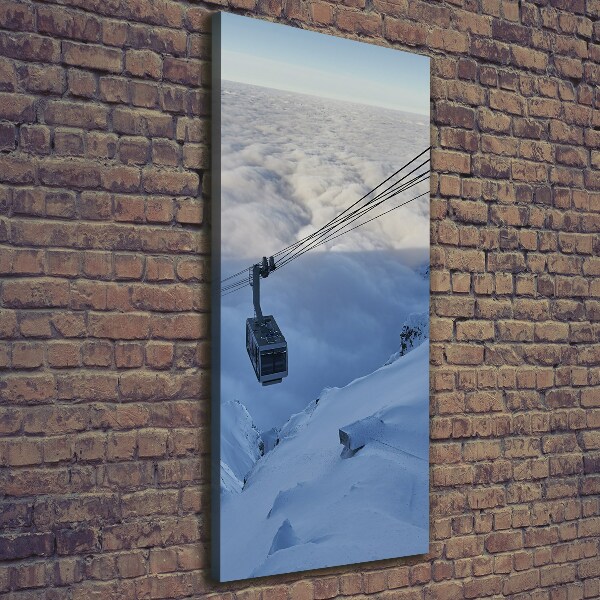 Quadro foto su tela verticale Montagne russe