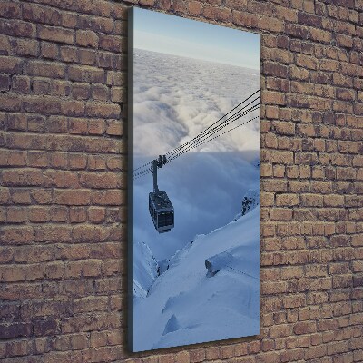 Quadro foto su tela verticale Montagne russe