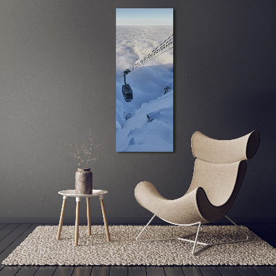 Quadro foto su tela verticale Montagne russe
