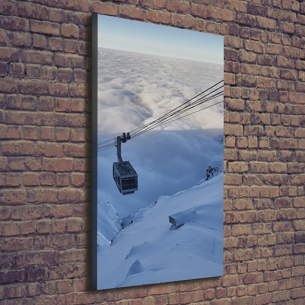 Quadro foto su tela verticale Montagne russe