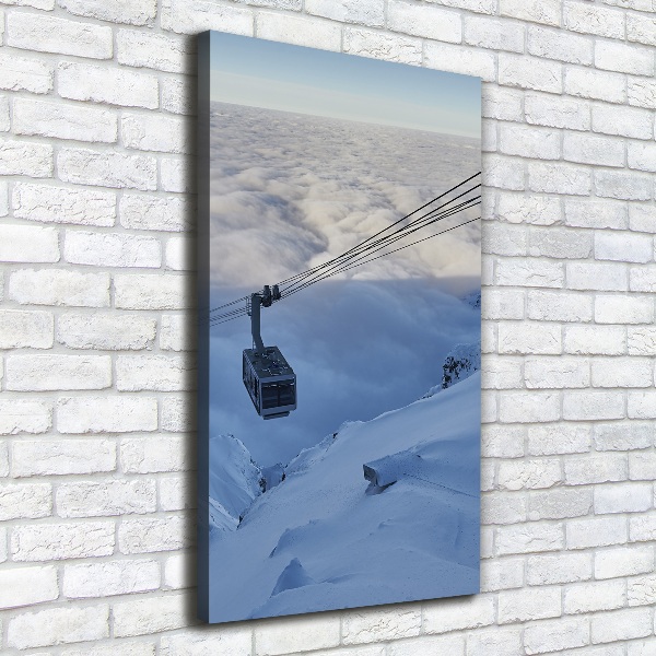 Quadro foto su tela verticale Montagne russe