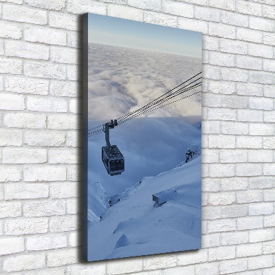 Quadro foto su tela verticale Montagne russe