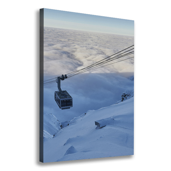 Quadro foto su tela verticale Montagne russe