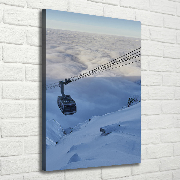 Quadro foto su tela verticale Montagne russe