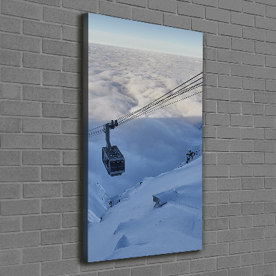 Quadro foto su tela verticale Montagne russe