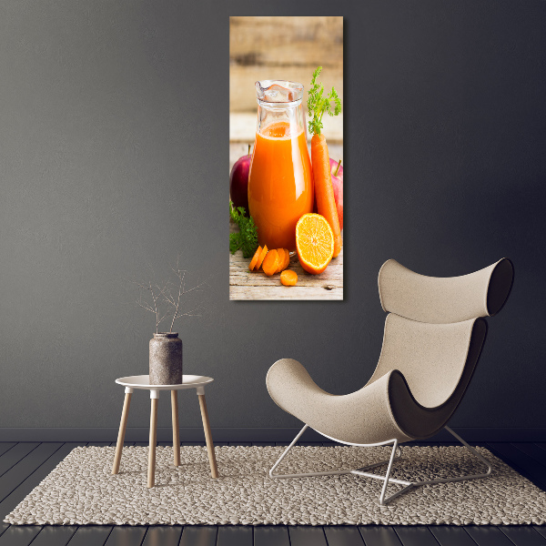 Quadro foto su tela verticale Succo di frutta