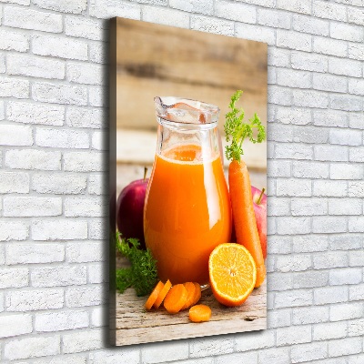 Quadro foto su tela verticale Succo di frutta