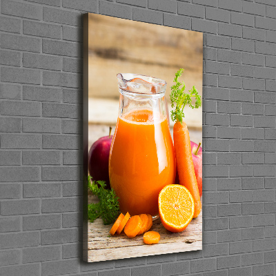 Quadro foto su tela verticale Succo di frutta