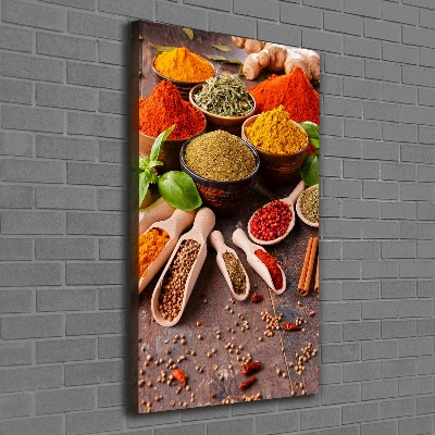 Quadro su tela canvas verticale Spezie