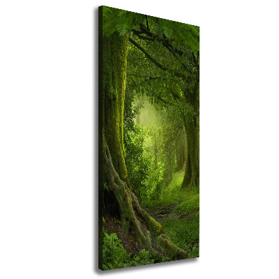 Quadro su tela canvas verticale Giungla tropicale