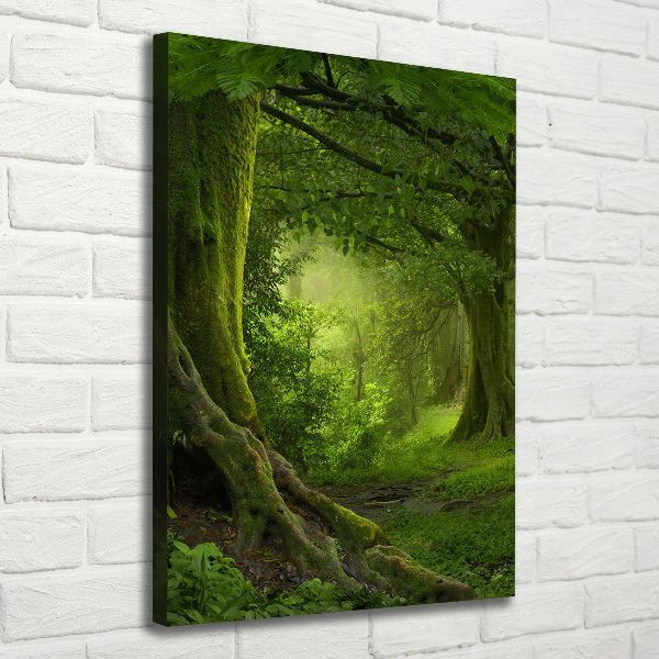 Quadro su tela canvas verticale Giungla tropicale