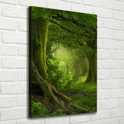 Quadro su tela canvas verticale Giungla tropicale