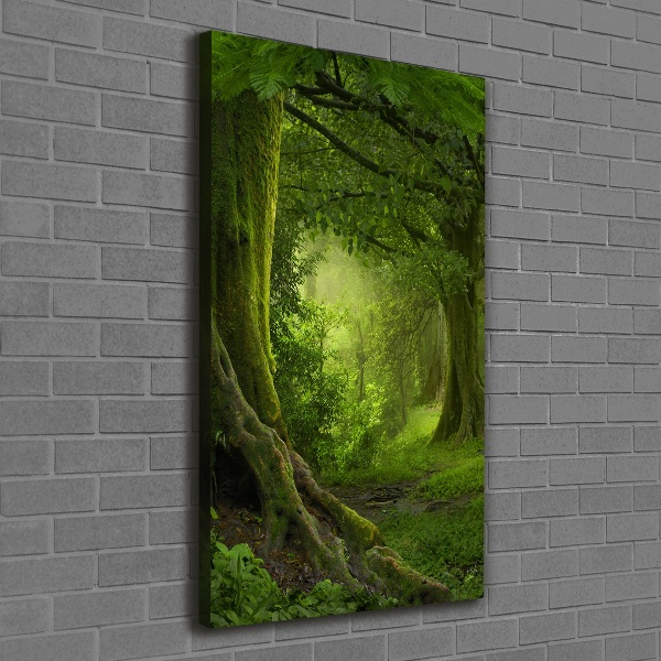 Quadro su tela canvas verticale Giungla tropicale