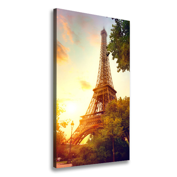 Quadro su tela canvas verticale Torre Eiffel Parigi