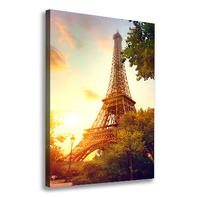Quadro su tela canvas verticale Torre Eiffel Parigi