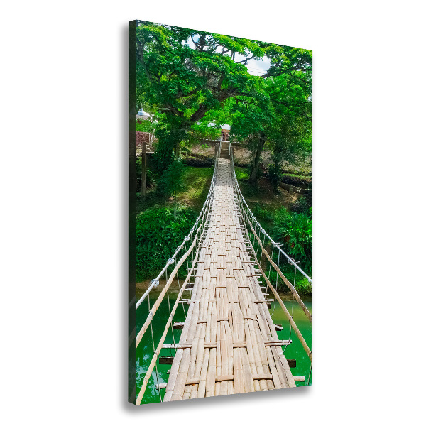 Stampa quadro su tela verticale Ponte sospeso