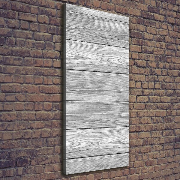Quadro foto su tela verticale Sfondo in legno