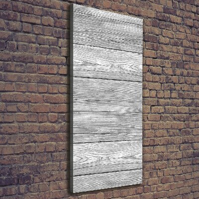 Quadro foto su tela verticale Sfondo in legno
