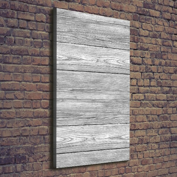 Quadro foto su tela verticale Sfondo in legno