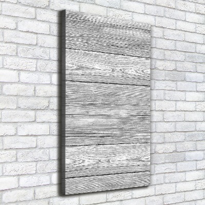 Quadro foto su tela verticale Sfondo in legno