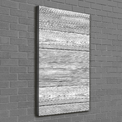 Quadro foto su tela verticale Sfondo in legno