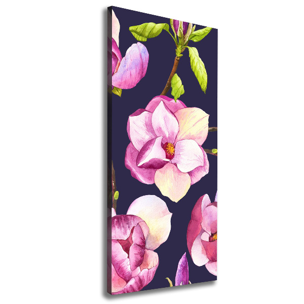 Quadro su tela canvas verticale Magnolia