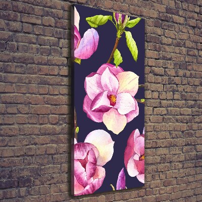 Quadro su tela canvas verticale Magnolia