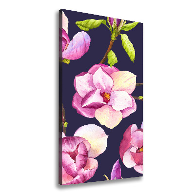 Quadro su tela canvas verticale Magnolia