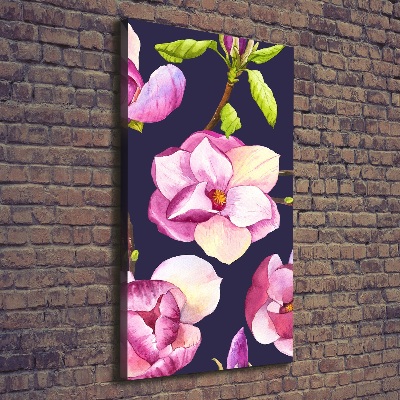 Quadro su tela canvas verticale Magnolia