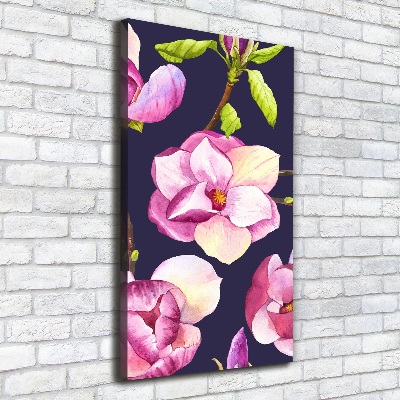 Quadro su tela canvas verticale Magnolia