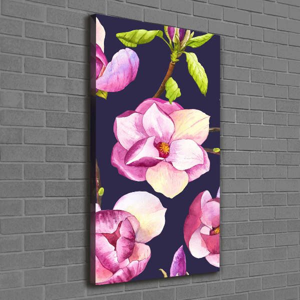 Quadro su tela canvas verticale Magnolia