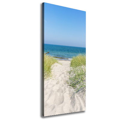 Quadro su tela canvas verticale Dune costiere