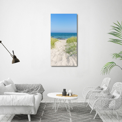 Quadro su tela canvas verticale Dune costiere