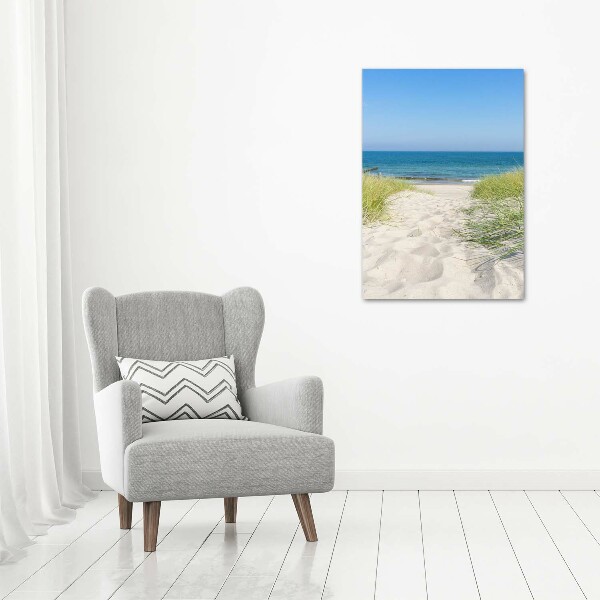 Quadro su tela canvas verticale Dune costiere